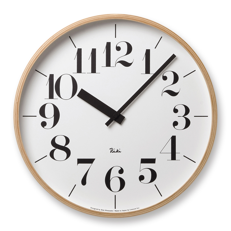 Tracking Number Lemnos RIKI CLOCK WR07-11 Wall Clock Japan 